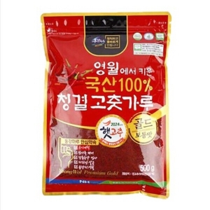 [2025년산] 햇 청결고춧가루 (보통맛) 500g